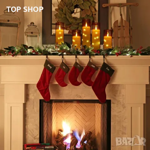 IMAGE Трептящи безпламъчни свещи за декор,работещи с батерии, акрилни 3D LED с таймер, 5 броя, злато, снимка 9 - Декорация за дома - 49515863