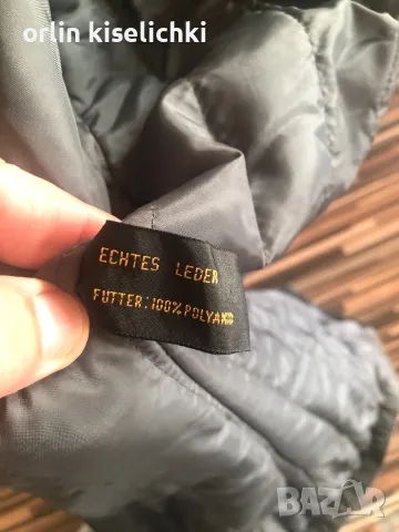 Манто естествена кожа с подплата, снимка 4 - Якета - 49236119