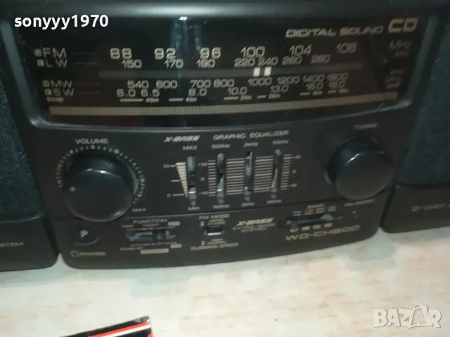 SHARP WQ-CH600L ГОЛЯМ ТЕЖЪК ШАРП ВНОС SWISS 2203251800, снимка 11 - Радиокасетофони, транзистори - 49598160