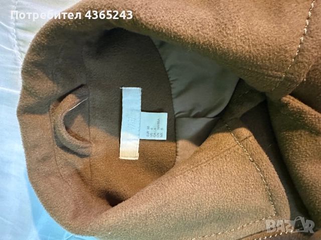 Дамско зимно кафяво официално палто размер 38/ М, снимка 6 - Палта, манта - 52617693