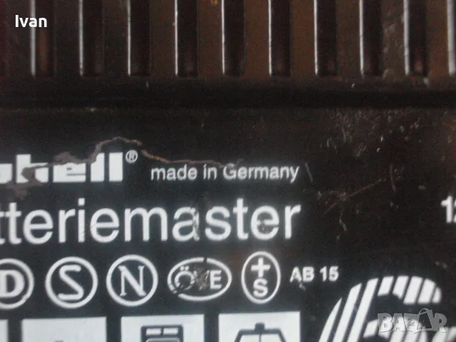 6,5 Ампера 12 Волта Акумулаторно Ел. Зарядно за акумулатори и батерии 6V-12V EINHELL Немско оригинал, снимка 12 - Аксесоари и консумативи - 47758934