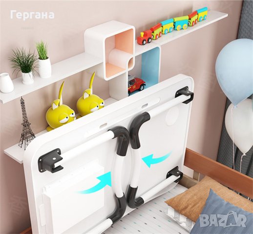 Детска масичка с чекмедже и място за чаша, снимка 4 - Мебели за детската стая - 43200270