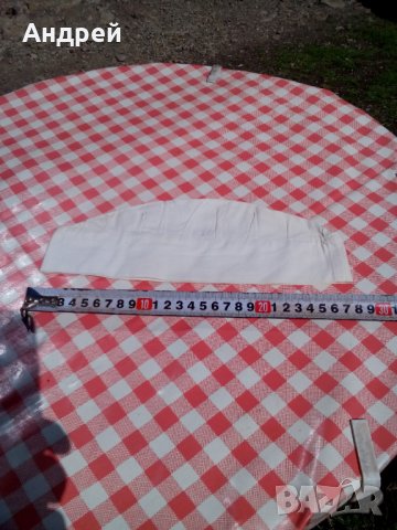 Стара Бяла работна шапка, снимка 2 - Други ценни предмети - 28360592