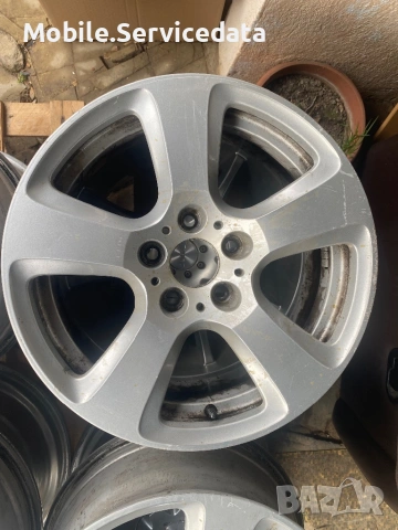Оригинални BMW джанти 17″ – 5x120, 7.5J, ET43 с лого – използвани, проверени, снимка 5 - Гуми и джанти - 53257439