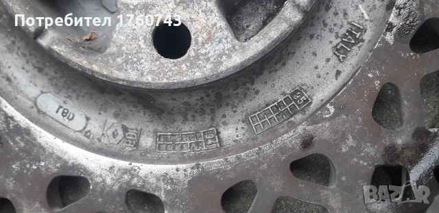 2 бр. Лети джанти 14 ц.4/100 шир. 6 J центр отвор 61ммРЕНО Оригинални , снимка 8 - Гуми и джанти - 33799993