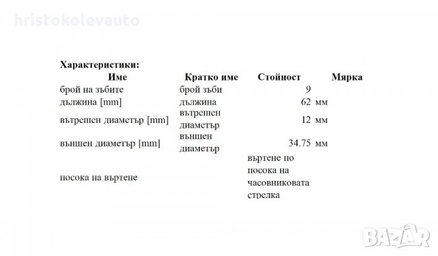 Бендикс Ghibaudi Mario 1597GM за NISSAN, снимка 3 - Части - 28846004