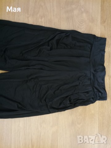 Дамски черен панталон лек шалвар, снимка 4 - Панталони - 38844353