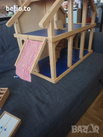 Детска дървена къща , снимка 2 - Играчки за стая - 52855267