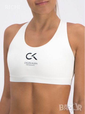 Calvin Klein Performance - бяло ново бюстие, снимка 2 - Корсети, бюстиета, топове - 32520502