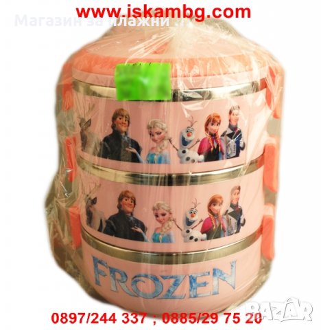 Комплект кутии за обяд Замръзналото кралство, снимка 6 - Други - 26910570