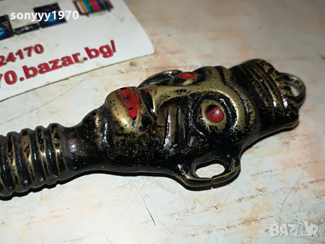 обувалка-афро мед/месинг 2807210940, снимка 5 - Антикварни и старинни предмети - 33647978