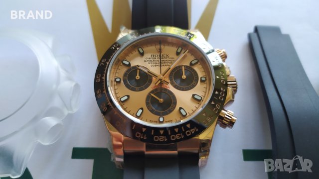 Rolex Cosmograph Daytona Gold Ceramic 40mm Automatic 116518LN клас 6А+, снимка 2 - Мъжки - 33308834