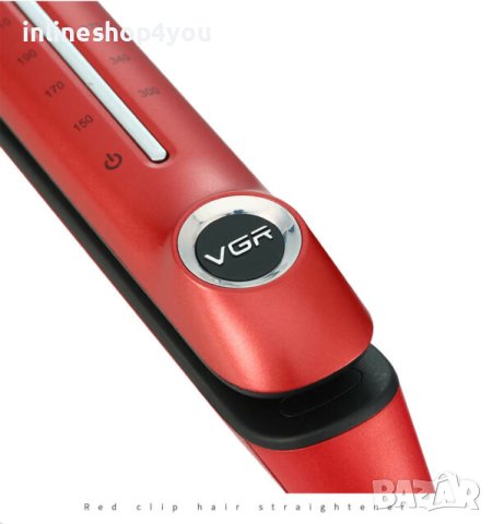 Преса за коса с керамично покритие VGR V-566R, снимка 3 - Преси за коса - 44101832