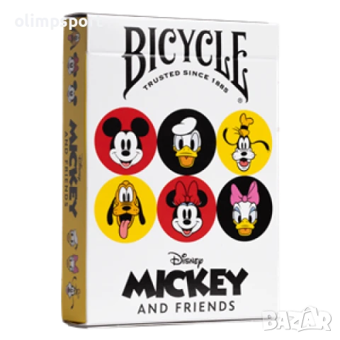 карти за игра BICYCLE DISNEY MICKEY AND FRIENDS нови  Всичко е по-хубаво с приятели. 