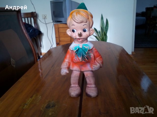 Играчка,Кукла Буратино,Пинокио #2, снимка 1 - Антикварни и старинни предмети - 27422713