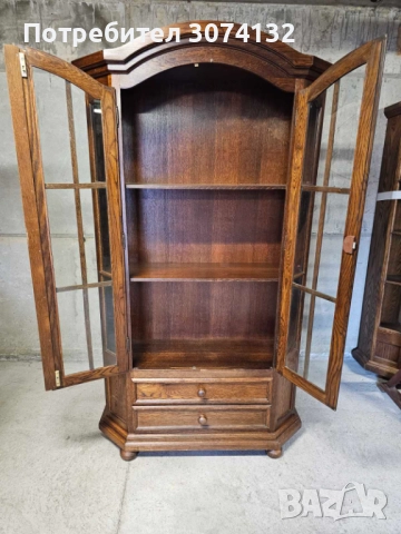 Конзолна витрина в стил Рустик, снимка 3 - Секции и витрини - 52806728