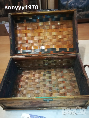 антика-стара плетена кутия 2403240944LNWC, снимка 16 - Антикварни и старинни предмети - 44920208