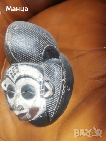 Африканска маска Пуно, снимка 2 - Антикварни и старинни предмети - 52165264