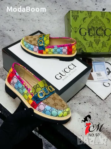 Gucci естествена кожа официални дамски обувки , снимка 1 - Дамски елегантни обувки - 48501807