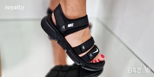 Nike черни дамски сандали , снимка 3 - Сандали - 50131911