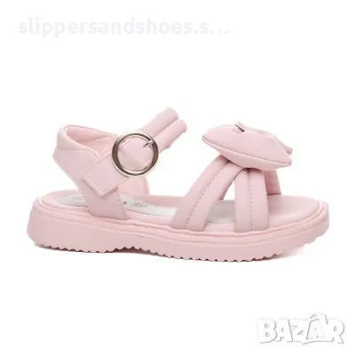 Детски сандали розова панделка 27/32, снимка 2 - Детски сандали и чехли - 50416635
