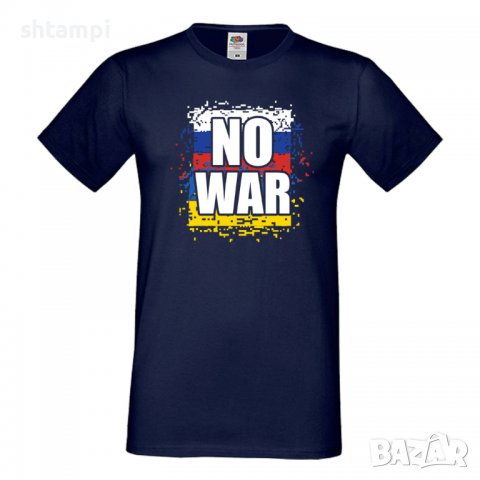 Мъжка тениска NO WAR Ukraine, снимка 4 - Тениски - 37011661