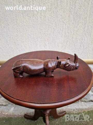 Страхотна антикварна африканска дървена фигура статуетка , снимка 6 - Статуетки - 53063991