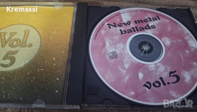 New Metal Ballаds vol 5/Матричен диск, снимка 3 - CD дискове - 52540058