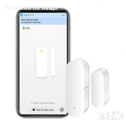 Wi-fi сензорна аларма за врати и прозорци, снимка 1 - Друга електроника - 44855055