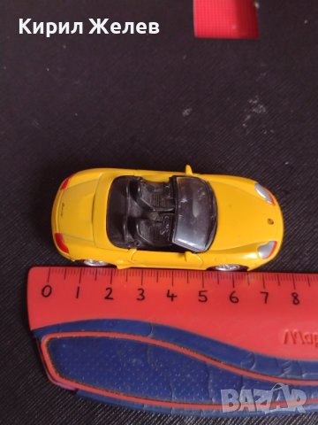 Метална количка PORSCHE BOXSTER MADE IN CHINA WELLY за КОЛЕКЦИЯ ДЕКОРАЦИЯ 68861, снимка 11 - Колекции - 40679404
