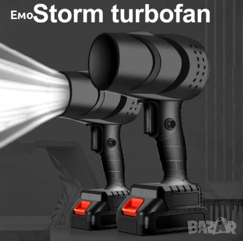 Мощен струен вентилатор – Преносимо сушене и почистване с турбо скорост, снимка 6 - Вентилатори - 47864986