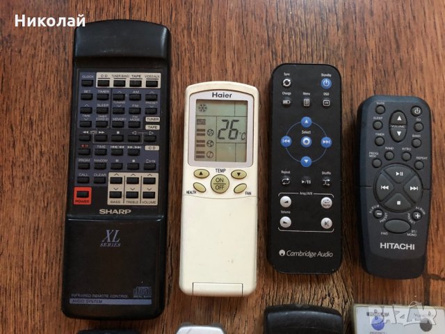 SHARP,TEAC,,HAIER,HITACHI BULSATCOM,VIVACOM -ДИСТАНЦИОННИ, снимка 5 - Аудиосистеми - 28070354