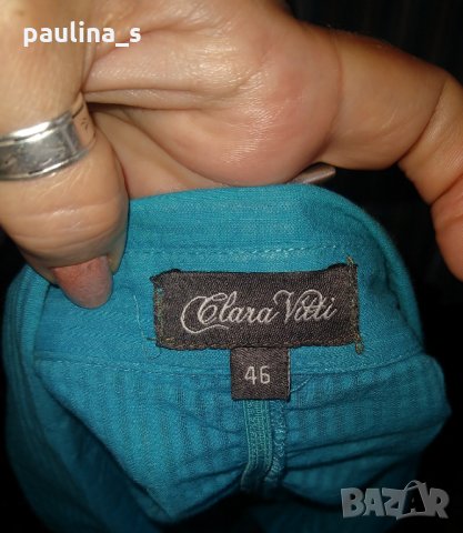 Дизйнерска риза "Clara Vitti"/ голям размер , снимка 9 - Ризи - 14441505