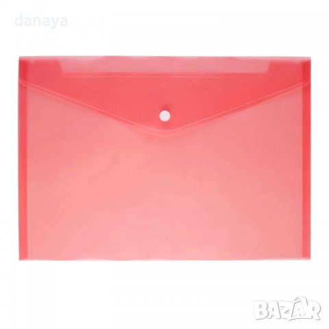 3127 Прозрачна папка с копче А4, PVC, снимка 2 - Ученически пособия, канцеларски материали - 38229582