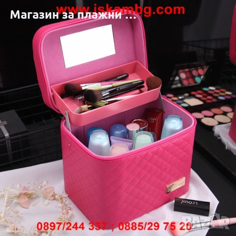 Куфар за козметика на едно ниво - 2164, снимка 7 - Подаръци за жени - 28396316