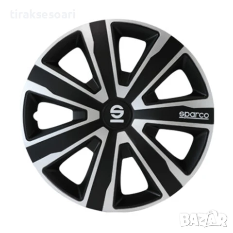 4 Броя LUX QUALITY SPARCO 14 инча Тасове за джанти 14'' Sparco PALERMO