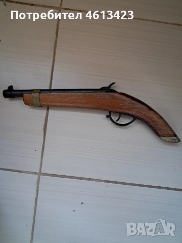 Старинен модел пистолет за декорация , снимка 2 - Антикварни и старинни предмети - 52368562