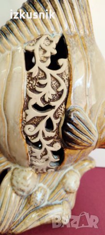 Много красива статуетка-свещник, керамика, снимка 9 - Декорация за дома - 35623862