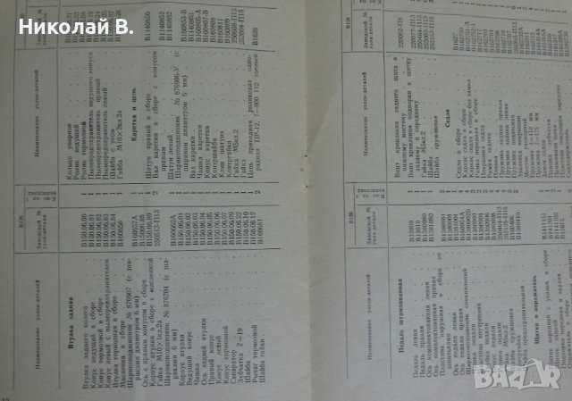 Инструкция за експлуатация на ретро велосипед модел В126 на Руски език., снимка 9 - Специализирана литература - 37284616