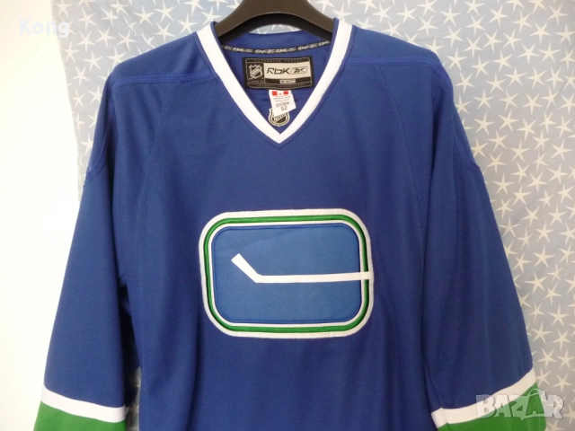 винтидж фланелка Umbro Manchester City футболна тениска  Vancouver Canucks Reebok NHL Canada , снимка 5 - Футбол - 53581998
