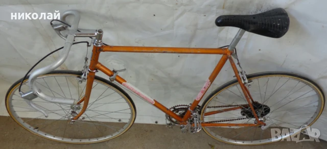 Ретро велосипед марка ХВЗ модел Старт-шосе Москва 1980 28 цола произведен през 1980 г в СССР, снимка 14 - Велосипеди - 50645743