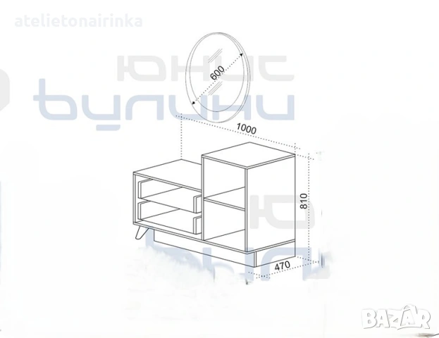 Спален комплект Фюжън, снимка 4 - Спални и легла - 48577050