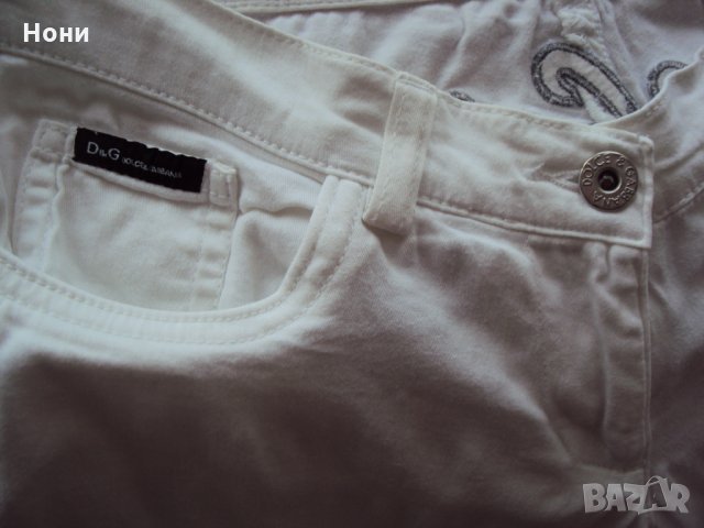 7/8 бели летни панталони на Dolce & Gabbana, снимка 7 - Къси панталони и бермуди - 33334908