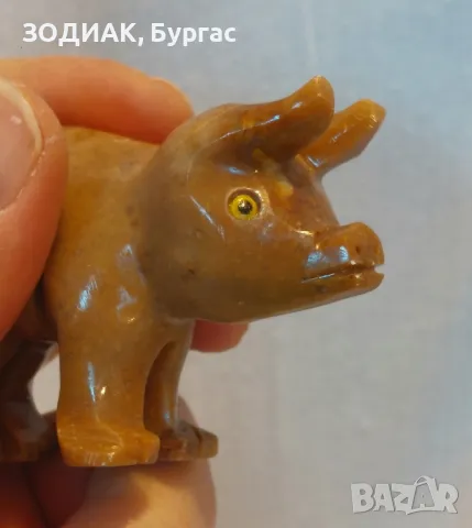 Мраморна Фигурка ПРАСЕ, снимка 4 - Статуетки - 27657686