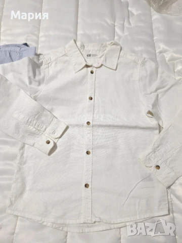 Риза на H&M 7-8 г - 7 лв, снимка 4 - Детски ризи - 50931710