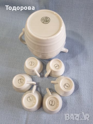 Порцеланов сервиз за греяна ракия , снимка 7 - Сервизи - 43091057