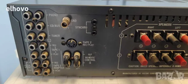 Стерео усилвател JVC AX-33BK, снимка 3 - Ресийвъри, усилватели, смесителни пултове - 47288479