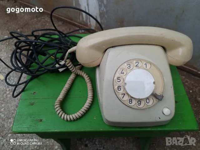 Стар немски телефон с шайба , снимка 3 - Други ценни предмети - 50424055