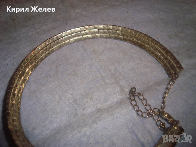 КРАСИВО ПОСРЕБРЕНО ЕФЕКТНО ФЕШЪН АРТ КРИСТАЛНО КОЛИЕ ОГЪРЛИЦА 27876, снимка 8 - Колиета, медальони, синджири - 37097069