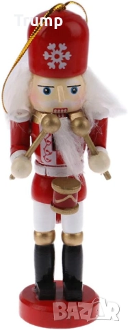 - 40 % Коледна декорация, дървена фигурка Лешникотрошачка, различни модели, снимка 3 - Декорация за дома - 52806449